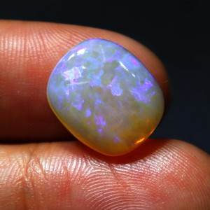 Natural Australian <b>Opal</b> Solid Coober Pedy Loose Gemstone <b>Opal</b> <b>Blue</b> Fire Handmade for Jewelry Making Stone - Product Image 2