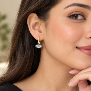 Boucles d'oreilles personnalisées en or massif 14K 18K LGD, fabricant éthique de bijoux fins RJC ODM OEM, vente en gros EA502349 - Product Image 2
