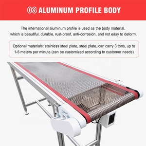 Chịu nhiệt dây lưới Hệ thống băng tải thép không gỉ băng tải với lò cho đúc thực phẩm rèn lò và làm mát - Product Image 3