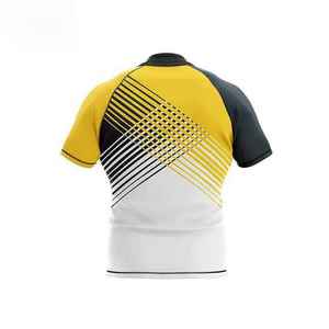 Vente en gros de maillots de rugby personnalisés de haute qualité, style nouveau, impression numérique, ensembles de vêtements de sport sur mesure OEM - Product Image 5