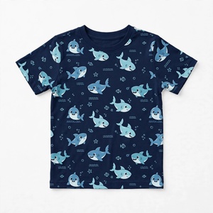 Camiseta de Manga Corta para Niños, Personalizada con Diseño, Cuello Redondo, Informal, Transpirable, Ecológica, de Secado Rápido, 100% Algodón - Product Image 2