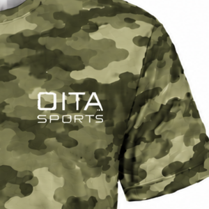 Camiseta de Camuflaje Verde Oliva para Hombre, Manga Corta, Cuello Redondo, Estampado de Camuflaje, para Entrenamiento al Aire Libre, Fitness, Running, Ropa Deportiva Activa - Product Image 4