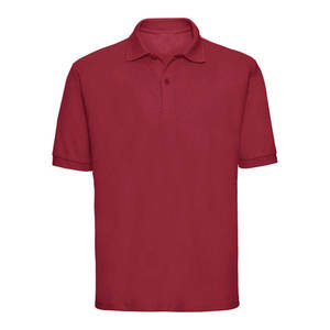 Polo à manches courtes pour homme, couleur unie, coupe classique, style décontracté, violet - Product Image 3