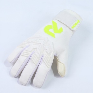 RYDOM Football <b>Goalkeeper</b> <b>Gloves</b> Full Finger PU Material Non-Slip Adjustable Wrist Strap Breathable Unisex Sports Gear - Product Image 5