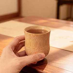 Handmade Wooden <b>Tea</b> <b>Cup</b> With Handle Round Shape Natural Finish Wabi Sabi Design For Afternoon <b>Tea</b> Home Use - Product Image 6
