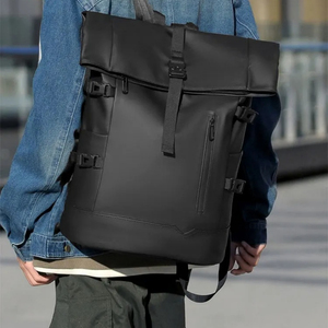 Waterproof Roll <b>Top</b> Backpack <b>PVC</b> Travel Rucksack Dry Storage Bag for Hiking Camping Waterproof roll <b>top</b> backpack <b>PVC</b> travel - Product Image 4