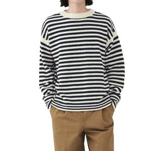 Suéter Casual de Otoño para Mujer, Manga Larga, Cuello Redondo, a Rayas, Ligero, Unisex, de Alta Calidad, Transpirable, Precio al por Mayor - Product Image 1