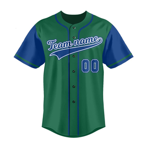 Camisetas de Béisbol Personalizadas con Impresión por Transferencia de Calor, 100% Poliéster, Anti-UV, Logotipo y Número Bordados Personalizados - Product Image 2