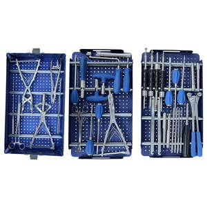 Juego de Instrumentos para Cirugía de Columna con Caja de Aluminio, Herramientas Quirúrgicas Ortopédicas de Acero Inoxidable, Kit Médico de Fábrica OEM por Dentavex - Product Image 1