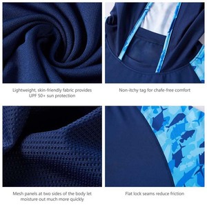 Vêtements de pêche à manches longues personnalisés de haute qualité, respirants, imperméables, UPF 50, séchage rapide, 100% coton, unisexes, sublimation - Product Image 5
