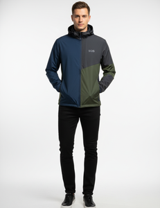Chaqueta Cortavientos Elástica de TPU Premium para Hombre - Ropa Exterior de Alto Rendimiento SQS - Product Image 1