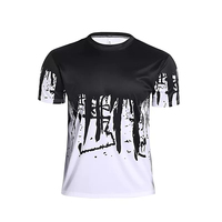 T-shirts à manches courtes, impression par sublimation, vêtements pour hommes, t-shirts de haute qualité à la mode pour hommes