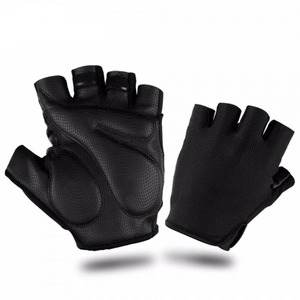 Gants de cyclisme mi-doigts coupe-vent en gel pour enfants et adultes, pour VTT et vélo de route, avec fermeture auto-agrippante - Product Image 4