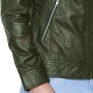 <b>Smart</b> <b>Men</b> Leather <b>Jacket</b> With Stylish Front Pattern <b>For</b> Elegant Leather Winter <b>Jacket</b> Fashion Wear - Product Image 5