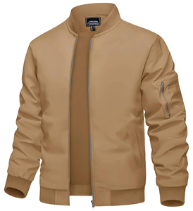 Chaqueta Bomber Cortavientos para Hombre al por Mayor, Ropa Masculina, Chaqueta de Piloto de Moda Casual Urbana, Servicio OEM - Product Image 5