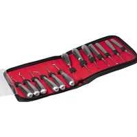 SEVMEK INSTRUMENTS SI-DI-404 Kit d'outils dentaires manuels en acier inoxydable de classe II, 5 pièces, argenté, pour extraction dentaire