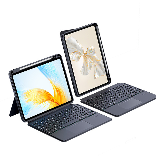 Detachable Wireless Tablet Keyboard Case Floating Magnetic with Built-in Touchpad for Honor Magic Pad3 12.5, 13.3 Inch