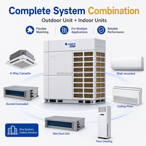 Sistema de Aire Acondicionado VRF de Diámetro Pequeño y Múltiples Filas <span class=keywords><strong>Gree</strong></span> GMV X con Bomba de Calor para Solución HVAC Comercial de Ahorro Energético - Product Image 1