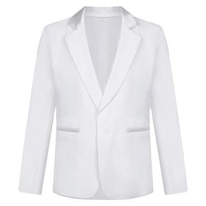 Blazer de Costume en Laine Grande Taille pour Adolescents Garçons, avec Logo Personnalisé, Manches Longues, Revers, Veste Formelle pour Bal de Promo, Mariage et Fêtes - Product Image 5