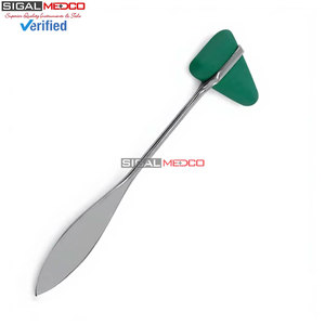 Marteau de réflexe de percussion, instrument médical chirurgical, acier inoxydable de qualité allemande, outil d'examen neurologique diagnostique - Product Image 6