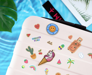 K-POP Korean Culture Self Adhesive Synthetic Paper Matte Finish Sticker Sheet Cute Cartoon Magnet <b>Cat</b> Character Snack Decals for - Product Image 2