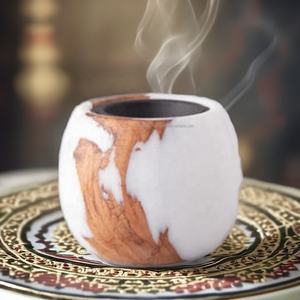 Brûleur à encens en bois et résine époxy, spécial Ramadan Eid 2025, nouveau, parfum de rose, bakhoor arabe, mubkhara, artisanat de qualité - Product Image 4