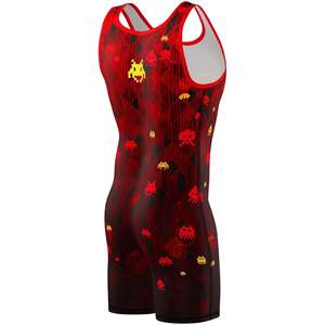 Combinaison de lutte unisexe personnalisée, respirante, ajustée, extensible, imprimée par sublimation, pour compétition d'arts martiaux, avec logo sur le devant - Product Image 6