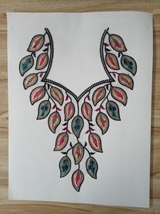 Ladies' Honey Lace ORGEZA <b>Sew</b>-<b>On</b> <b>Patches</b> Embroidery Floral Design Sequins Decoration Soft Breathable Fabric Party Wear Women - Product Image 3