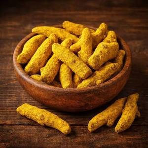 Raíces de Cúrcuma Naturales Frescas, Rizomas Enteros, Especia Cruda para Cocinar, Suministro de Exportación SHREE EXIM IMPEX India - Product Image 1