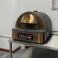 Restaurant italien portable comptoir électrique pizza pierre four brique pizza four 450 degrés
