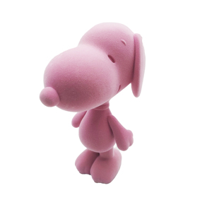 ตุ๊กตาช้างการ์ตูนสีชมพูเคลือบด้วยมือ งานเซรามิกทำมือ ของสะสมตกแต่ง - Product Image 5