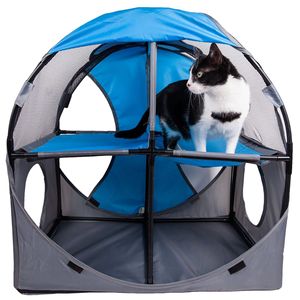 Gattino-Play a ostacoli da viaggio pieghevole per gatti morbido pieghevole per animali domestici giocattolo interattivo e di movimento - Product Image 1