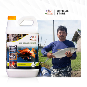 Engrais Liquide Biologique Bio Probiotique pour Traitement de l'Eau en Aquaculture, Étangs à Poissons et Élevage de Crevettes, 5 Litres - Product Image 1