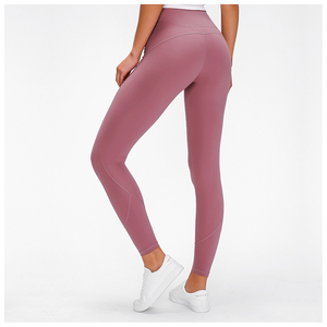 Pantalones de Yoga para Mujer, Color Liso, Secado Rápido, Leggings Deportivos sin Costuras, Compresión, Oferta - Product Image 5