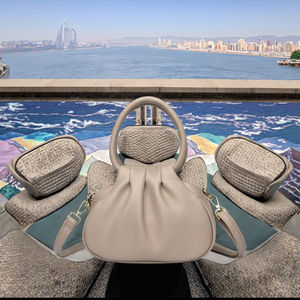 New Fashion Single-Shoulder <b>Messenger</b> <b>Bag</b> <b>for</b> Young <b>Women</b> Ladies Daily Handbag with Polyester Lining Cloud Shape Capacity 09 - Product Image 3