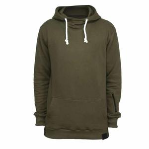 Sudadera Larga con Capucha Extra Grande para Hombre, Color Sólido, Tejido de Algodón, Estilo Casual para Otoño, Precio al por Mayor Personalizado - Product Image 3