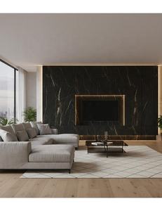 กระเบื้องพอร์ซเลนขนาดใหญ่ 1200x1600 มม. ป้องกันการลื่น เหมาะสำหรับลานบ้าน ห้องนั่งเล่น บาร์ ครัว เคาน์เตอร์ ผิวด้าน ทนทานสูง ใช้ปูพื้นและผนัง - Product Image 4