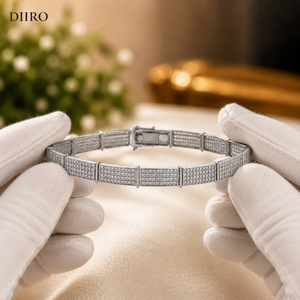 925 Sterling <b>Silver</b> Moissanite Classic Luxury Tennis Style <b>Bracelet</b> Unisex Jewelry Gift for Every Occasion - Product Image 4