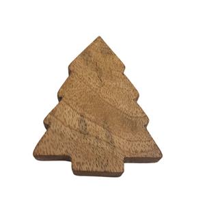 Decoración de Navidad Mango Adorno colgante de madera Brillo blanco Reno Colgante para decoración del hogar Hecho a mano a granel - Product Image 3