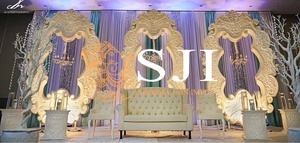 Royal Hand-Carved <b>Frame</b> For <b>Backdrop</b> For wedding Decor Decorations Elegant Setup Accessories Made Delhi India - Product Image 5
