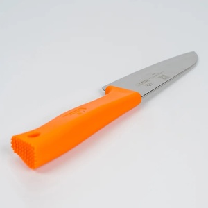 Couteau à découper utilitaire JAYA MATA JM455 de 5 pouces avec housse, acier inoxydable 3Cr14MoV, manche coloré, ambidextre, finition mate, cuisine - Product Image 4