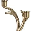 Luxury Geometric Metal Candle Holder Set with <b>White</b> Marble Base Modern Decorative Tabletop Centerpiece Decor - Product Image 2