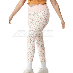 Leggings personnalisés pour femmes, sublimation intégrale, taille haute, extensibles, vêtements de sport pour yoga, course à pied, fitness, entraînement en salle de sport, exercice - Product Image 5