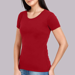Camiseta Deportiva Personalizada PUFFIN SPORTS OEM para Mujer, Cuello Redondo, Manga Corta, Corte Ajustado, Informal, de Algodón, para Todas las Temporadas - Product Image 4
