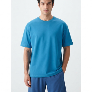 Camisetas Oversize de Algodón 100% Pesado al por Mayor, Lisas, para Hombre, Estilo Urbano, Personalizables - Product Image 1