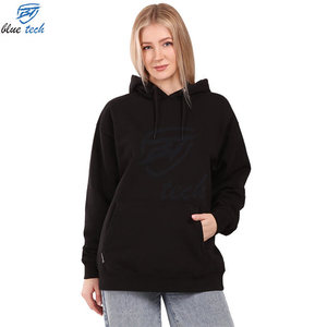 Women Oversized Hoodie Cotton Fleece Pullover Casual Streetwear Eco-Friendly Breathable Winter Fashion Custom Front Supplier - Product Image 1