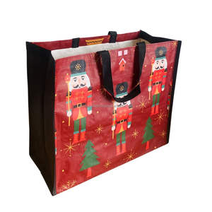 Bolsas de compras tejidas de PP con logotipo personalizado más vendidas, lona y plástico al por mayor para vacaciones y regalos - Product Image 2