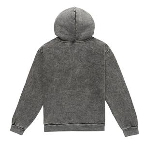 เสื้อฮู้ดดี้โอเวอร์ไซส์ผู้ชาย สไตล์สตรีทแวร์ ล้างสีแบบแอซิด ผ้าหนา ทรงวินเทจ ฟอกสี ทรงโอเวอร์ไซส์ แบรนด์สั่งทำ - Product Image 4