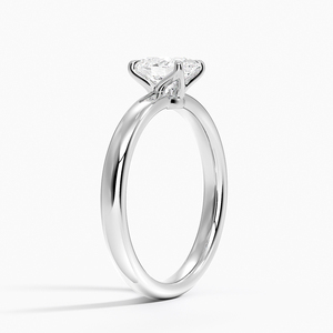 Bague BOJ 063 Coupe Ovale en Argent 925, Bague Solitaire Elodie avec Diamant Moissanite 2ct Couleur D VVS1 Certifiée GRA, Prix Bas, Grande Vente - Product Image 2
