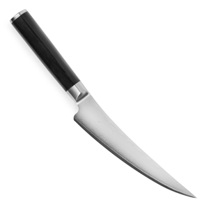 Cuchillo de Cocina Profesional para Frutas y Verduras, Forjado a Mano en Acero de Damasco, Afilado como una Navaja, de Acero Inoxidable - Product Image 1
